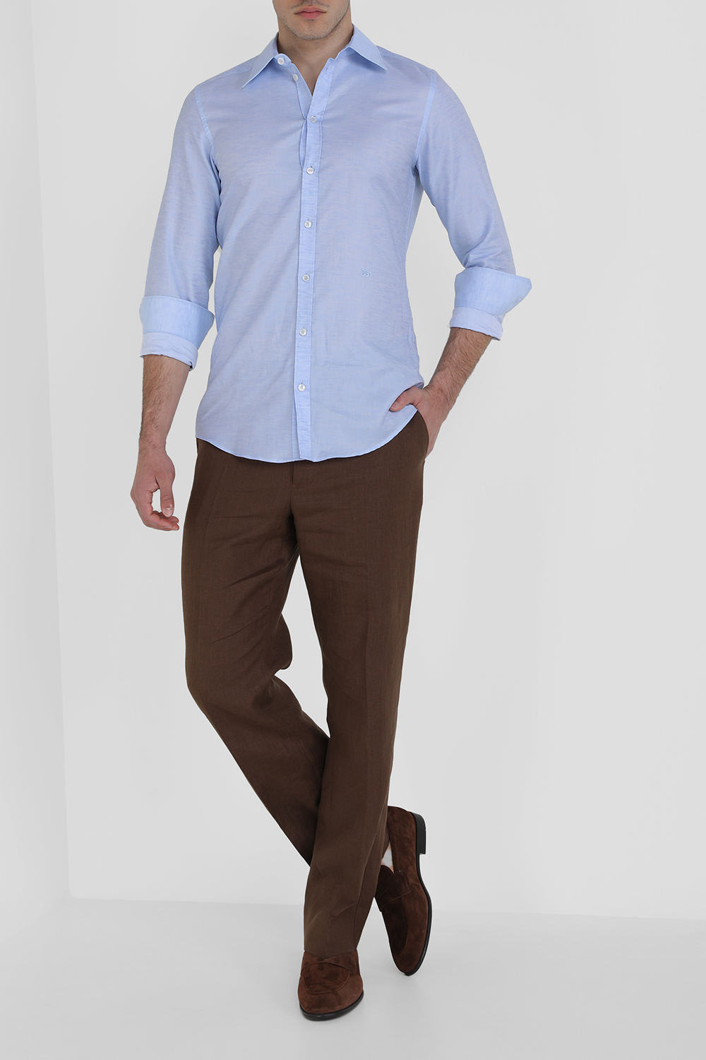 מכנסיים מחויטים מפשתן